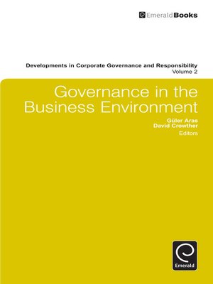 cover image of Developments in Corporate Governance and Responsibility, Volume 2